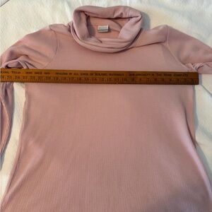 Columbia Women's Soft Mauve Cowl Neck Sweater